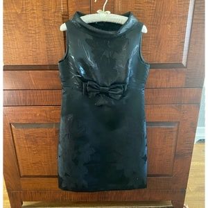 Sara Campbell Black Taffeta Party Dress